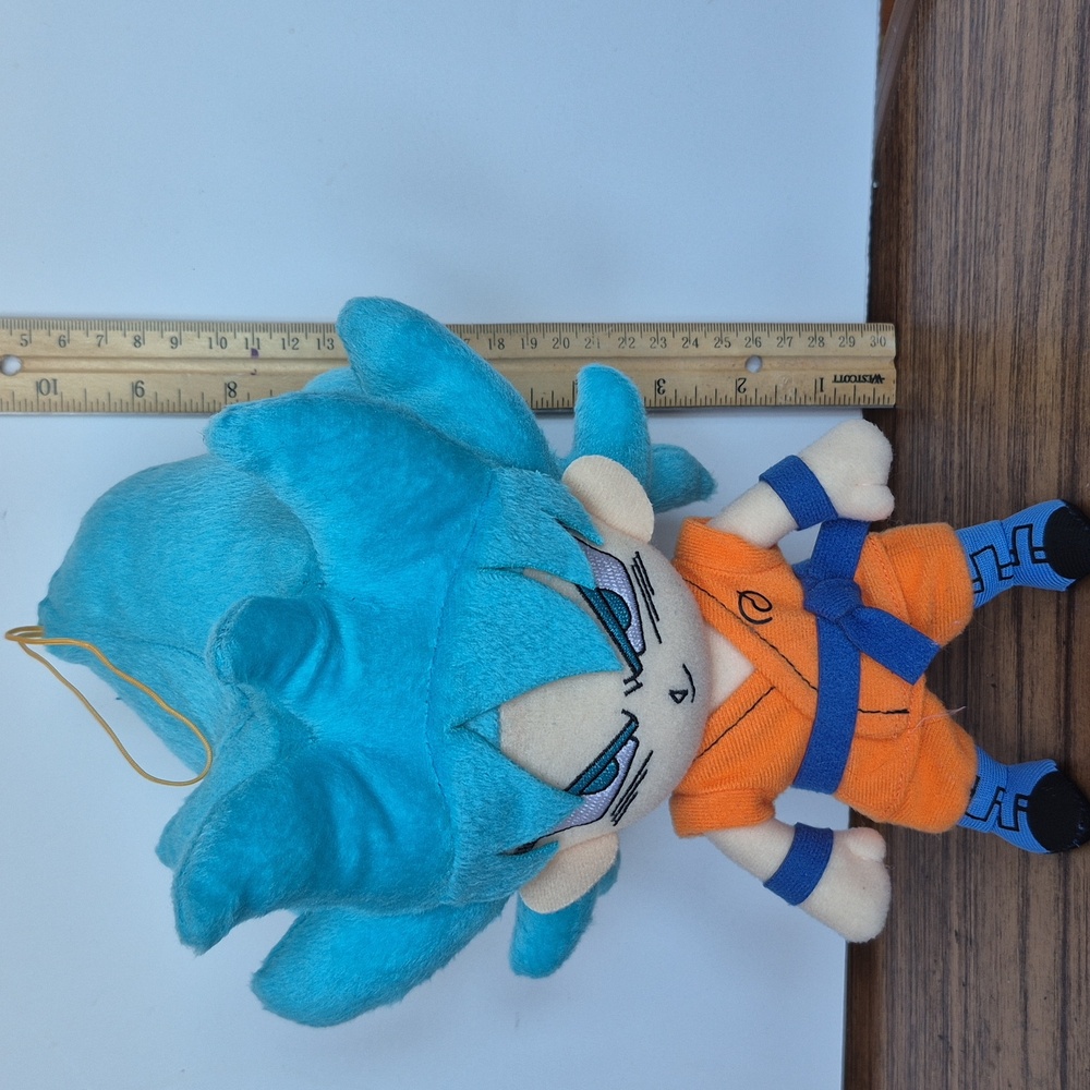 . Dragon Ball Z Super-super Saiyan Blue Goku Plush .gently Displayed. - Picture 2 of 4